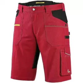 Kraťasy Canis CXS STRETCH pánské, červeno-černé
