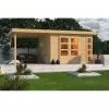 Dřevěný domek KARIBU KERKO 6 + přístavek 240 cm (93282) natur LG2997