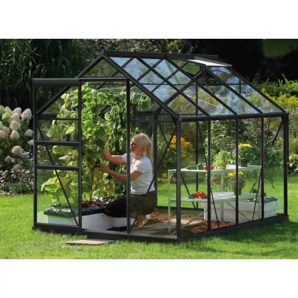 Skleník VITAVIA VENUS 5000 čiré sklo 3 mm černý LG3539