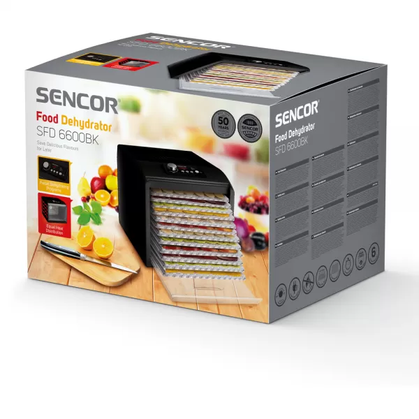 Sušička ovoce SENCOR SFD 6600BK
