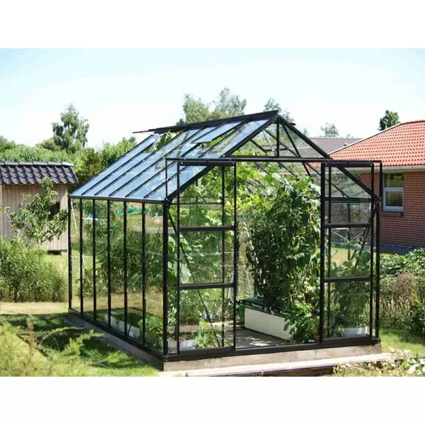 Skleník VITAVIA URANUS 9900 čiré sklo 3 mm černý LG3562
