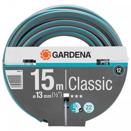 Hadice Gardena Classic 13 mm (1/2"), 15 m bez armatur 18000-20