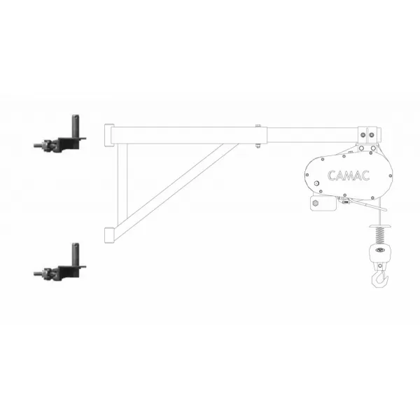 Klemy na lešení 2ks CAMAC
