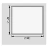 Dřevěný domek KARIBU ASKOLA 3 (73060) natur LG1760