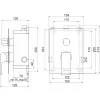 Podomítková baterie s boxem 2 vývody SHARP Novaservis BOX37051R,0