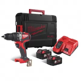Aku bezuhlíková příklepová vrtačka M18™ 18V/2x5,0Ah Milwaukee M18BLPD2-502X