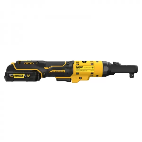 Aku ráčna s 1/4’’+ 3/8” čtvercovou výměnnou hlavou a s 1/4” Hex výměnnou hlavou 12V bez aku DeWALT DCF500N