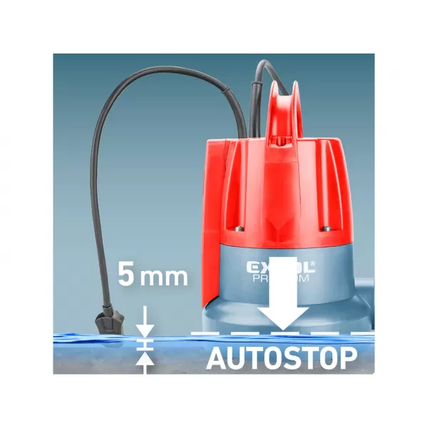 Ponorné tlakové čerpadlo pro čerpaní do sucha Extol Premium 8895014