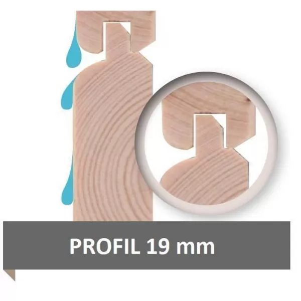 Dřevěný domek KARIBU WANDLITZ 5 (55258) natur LG2731