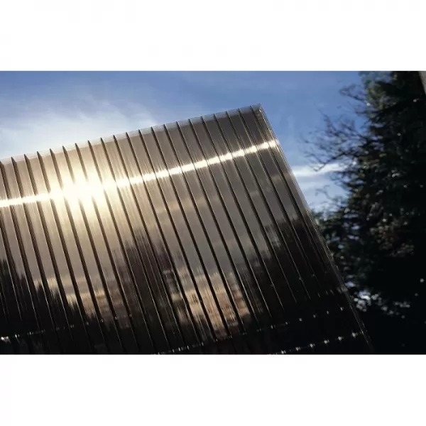 Hliníková pergola SKYLUX CLIMALUX 7,0 x 3,0 m antracit + bronz PC LG3763