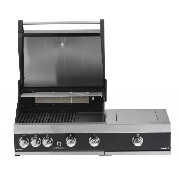 Vestavný plynový gril s bočním infračerveným hořákem GrandHall PREMIUM G4 PLUS