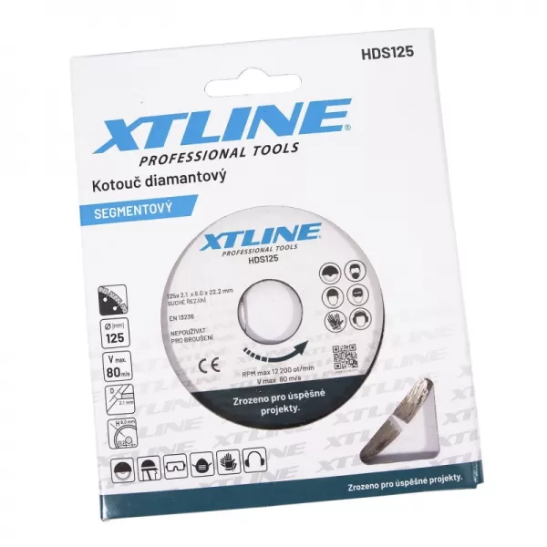 Kotouč diamantový segmentový 350x3,15x25,4 mm Xtline HDS350