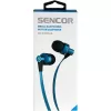 Sluchátka do uší s mikrofonem SENCOR SEP 300 MIC BLUE MET