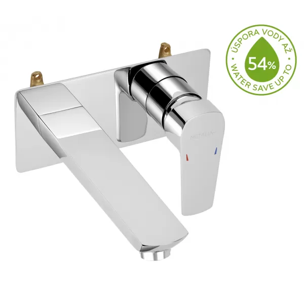 Umyvadlová, dřezová podomítková METALIA 58, chrom Novaservis 58200,0