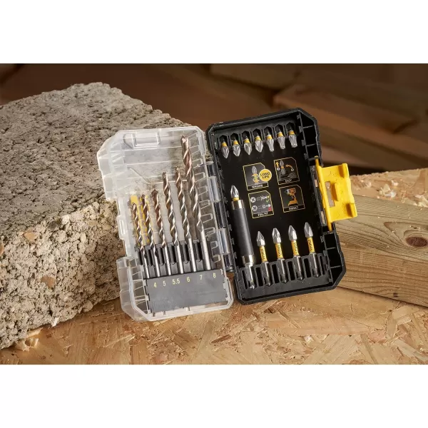 19-dílná sada torzních bitů a vrtáků Stanley STA88552