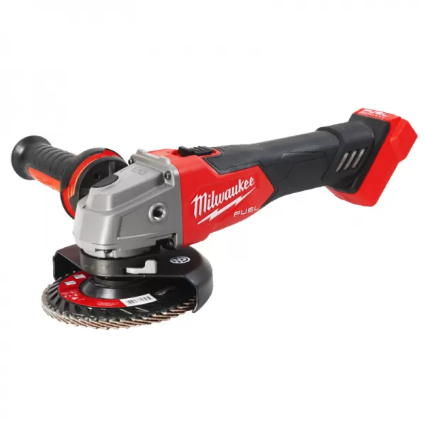 Aku úhlová bruska s posuvným spínačem M18 FUEL™ 125 mm 18V bez aku Milwaukee M18FSAG125X-0