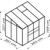 Skleník VITAVIA IDA 5200 PC 6 mm černý LG3551