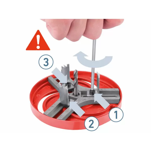 Vrták/korunka vykružovací nastavitelná EXTOL PREMIUM 8801610