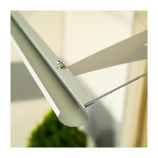 Stříška nad dveře LANITPLAST BLUEMOON 150/89 stříbrná LG2580