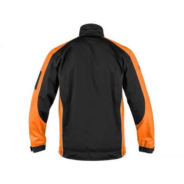 Blůza Canis CXS SIRIUS BRIGHTON, černo-oranžová