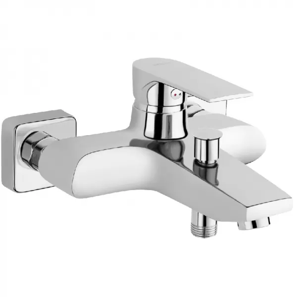 Nástěnná vanová baterie bez příslušenství ALGEO SQUAREchrom Novaservis 82020/1,0