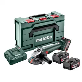 Aku úhlová bruska 18V/3x4,0Ah W 18 L 9-125 Quick Metabo 602249960