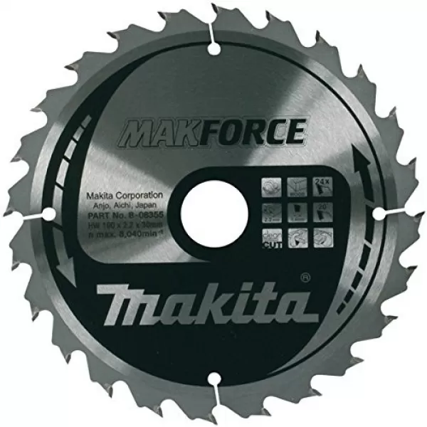 Kotouč pilový dřevo MAKFORCE 190x2,2x30mm 40Z Makita B-32340