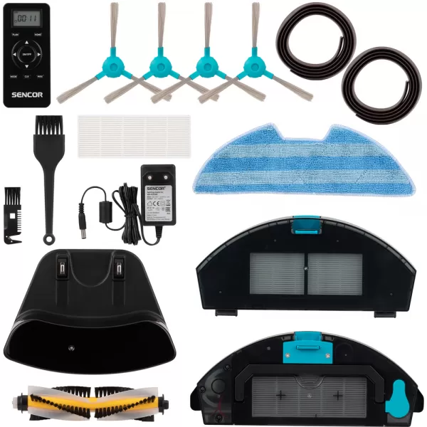 Robotický vysavač 2v1 Active AllFloor LASER WiFi Sencor SRV 9250BK-EUE3