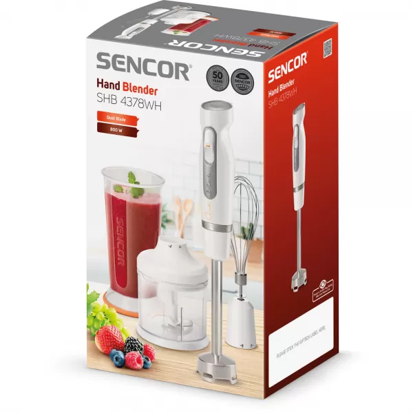 Tyčový mixér Sencor SHB 4378WH
