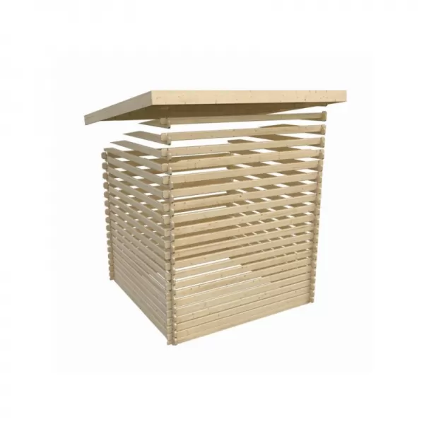 Dřevěný domek KARIBU BASTRUP 7 (73306) natur LG2843