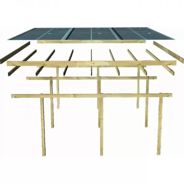 Carport KARIBU ECO 2A 62029 LG1878