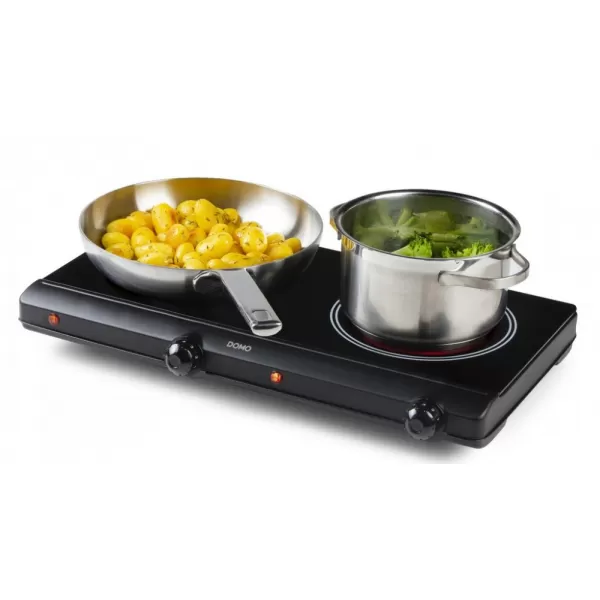 Dvouplotýnkový sklokeramický vařič DOMO DO339KP