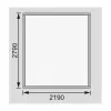 Dřevěný domek KARIBU BASTRUP 4 (73286) natur LG2836