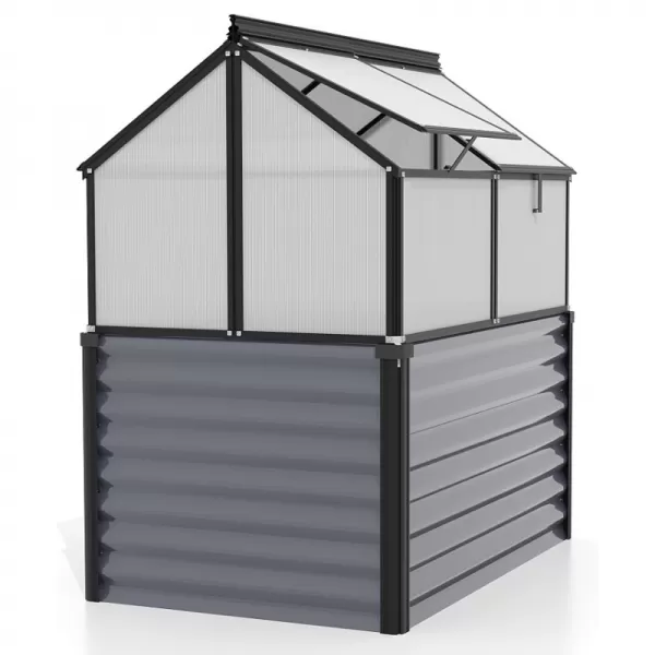 Vyvýšený záhon s pařeništěm GAIA JUMBO PC 4 mm černý VITAVIA LG3735