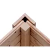 Finská sauna KARIBU CUBEN (81132) terragrau s předsíní LG1933