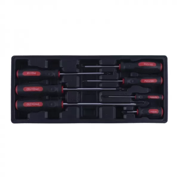 Montážní vozík na nářadí kovový vybavený 234dílů STAVTOOL PWT220B