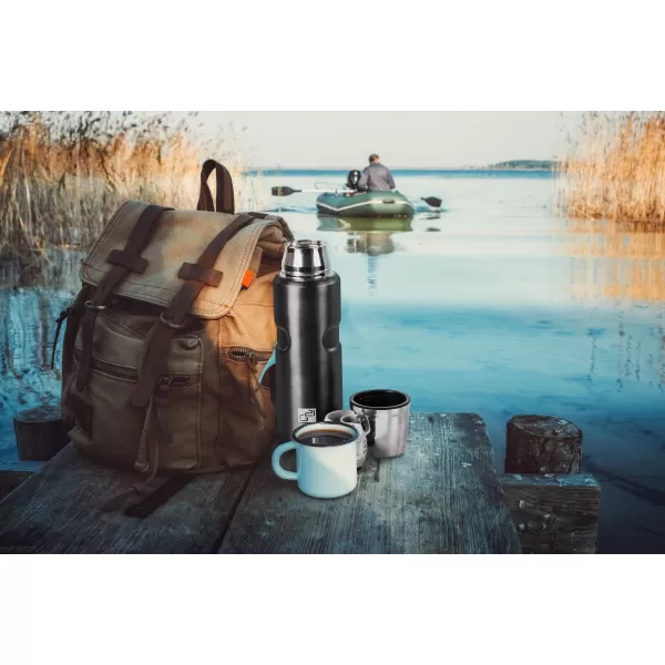 Termoláhev G21 na pití, 500 ml, khaki šedá