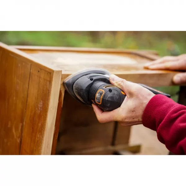 Aku vibrační bruska 20V bez aku Worx Orange WX822.9