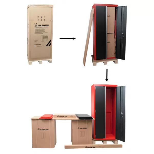 Pracovní stůl se skříněmi Holzmann WESS13