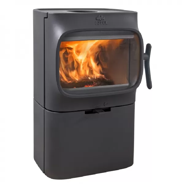 Krbová kamna černý lak litinový podstavec JOTUL F 105 R B BP
