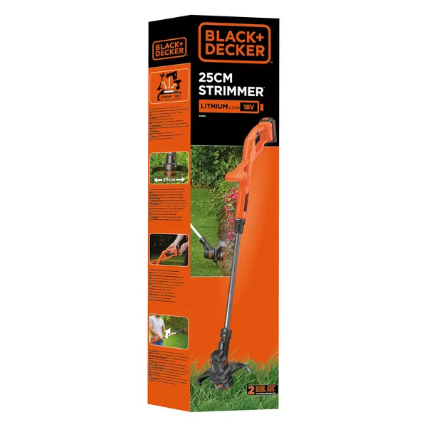 Aku strunová sekačka 18V 1x2,0Ah Black&Decker ST182320