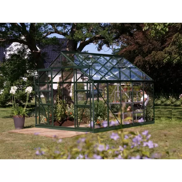 Skleník VITAVIA URANUS 8300 čiré sklo 3 mm zelený LG1041