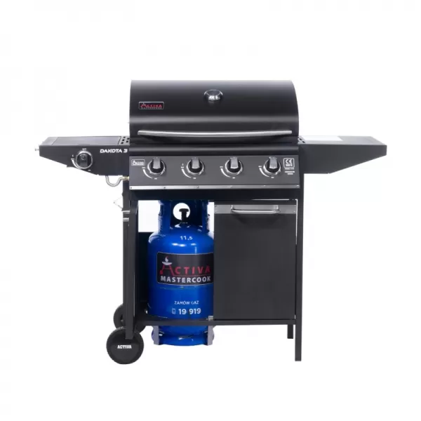 Plynový gril Dakota III s bočním vařičem Activa 19784GD