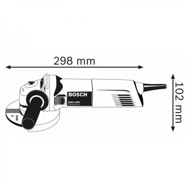 Úhlová bruska Bosch GWS 1400 0601824806