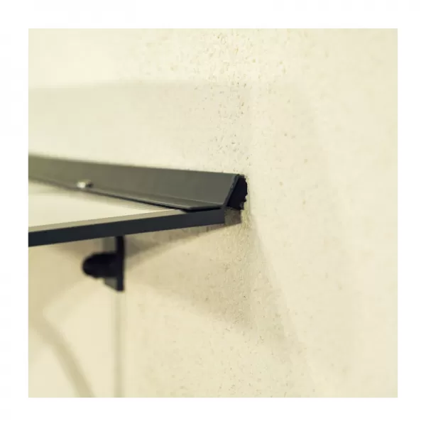 Stříška nad dveře LANITPLAST LARUS 120/85 antracit LG2609