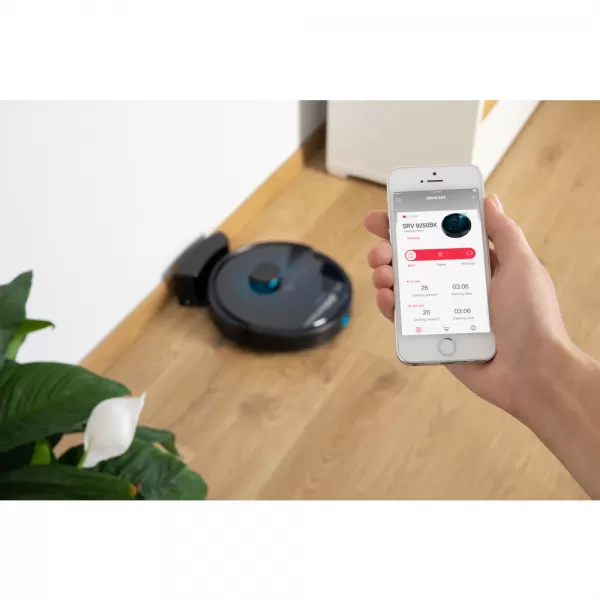 Robotický vysavač 2v1 Active AllFloor LASER WiFi Sencor SRV 9250BK-EUE3