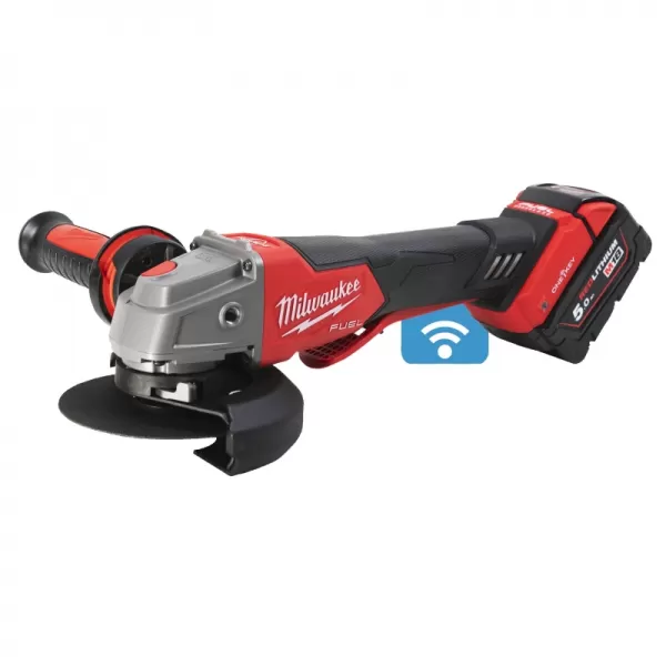 Aku úhlová bruska s kolébkovým spínačem M18 FUEL™ ONE-KEY™ 125 mm 18V/2x5,0Ah Milwaukee M18ONEFSAG125XPDB-502X