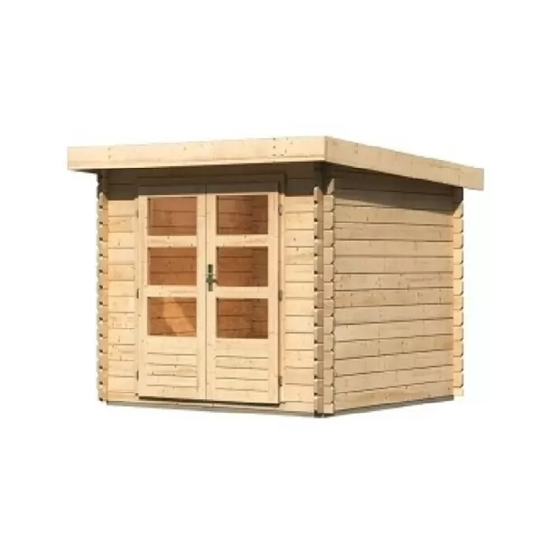 Dřevěný domek KARIBU BASTRUP 2 (73283) natur LG2805