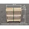 Skleník VITAVIA URANUS 11500 čiré sklo 3 mm zelený LG1039