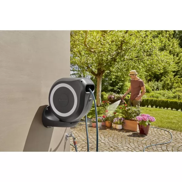 Nástěnný box na hadici Gardena RollUp M bílý 18612-20